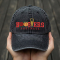 Load image into Gallery viewer, Embroidered Indiana Hoosiers Vintage Style Trucker Hat, Dyed Cap