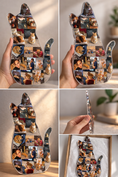 Load image into Gallery viewer, Personalized Sitting Cat Photo Collage Acrylic Plaque
