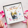 Load image into Gallery viewer, You Are My Person Necklace With Personalized Message Card (9 Necklace Designs) - Name, Skin, Hair, State, Quote can be customized