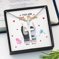 Load image into Gallery viewer, You Are My Person Necklace With Personalized Message Card (9 Necklace Designs) - Name, Skin, Hair, State, Quote can be customized