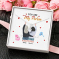 Load image into Gallery viewer, You Are My Person Necklace With Personalized Message Card (9 Necklace Designs) - Name, Skin, Hair, State, Quote can be customized