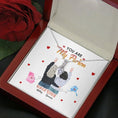 Load image into Gallery viewer, You Are My Person Necklace With Personalized Message Card (9 Necklace Designs) - Name, Skin, Hair, State, Quote can be customized