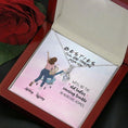 Load image into Gallery viewer, We'll Be The Old Ladies With Personalized Message Card (9 Necklace Designs) - Name, Quote and Background can be customized