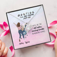 Load image into Gallery viewer, We'll Be The Old Ladies With Personalized Message Card (9 Necklace Designs) - Name, Quote and Background can be customized