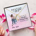Load image into Gallery viewer, We'll Be The Old Ladies With Personalized Message Card (9 Necklace Designs) - Name, Quote and Background can be customized