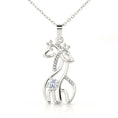 Load image into Gallery viewer, To My Daughter From Dad With Personalized Message Card (9 Necklace Designs) - Name, Skin, Hair, Clothes, Background and Quote can be customized