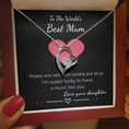 Load image into Gallery viewer, To The World's Best Mum Forever Love Necklace
