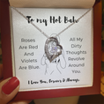 Load image into Gallery viewer, To My Hot Babe Forever Love Necklace