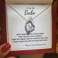 Load image into Gallery viewer, To My Hot Babe Forever Love Necklace