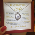 Load image into Gallery viewer, To My Beautiful Wife Forever Love Necklace