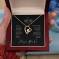 Load image into Gallery viewer, To My Mom Interlocking Hearts Necklace