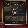 Load image into Gallery viewer, To My Beautiful Daughter Forever Love Necklace