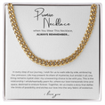 Load image into Gallery viewer, Promise Necklace Cuban Link Chain