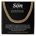 Load image into Gallery viewer, To My Son Cuban Link Chain
