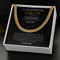 Load image into Gallery viewer, To My Boyfriend Cuban Link Chain