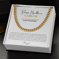 Load image into Gallery viewer, Personalized Promise Necklace Cuban Link Chain