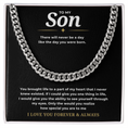 Load image into Gallery viewer, To My Son Cuban Link Chain
