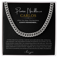 Load image into Gallery viewer, Personalized Promise Necklace Cuban Link Chain
