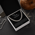 Load image into Gallery viewer, Promise Necklace Cuban Link Chain