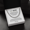 Load image into Gallery viewer, To My Son Cuban Link Chain