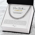 Load image into Gallery viewer, Personalized Promise Necklace Cuban Link Chain
