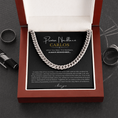 Load image into Gallery viewer, Personalized Promise Necklace Cuban Link Chain
