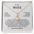 Load image into Gallery viewer, To My Wife Interlocking Hearts Necklace