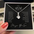 Load image into Gallery viewer, To My Mom Interlocking Hearts Necklace