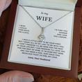 Load image into Gallery viewer, To My Wife Interlocking Hearts Necklace