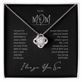 Load image into Gallery viewer, To My Mom Interlocking Hearts Necklace