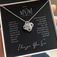 Load image into Gallery viewer, To My Mom Interlocking Hearts Necklace