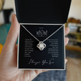 Load image into Gallery viewer, To My Mom Interlocking Hearts Necklace