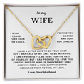 Load image into Gallery viewer, To My Wife Interlocking Hearts Necklace