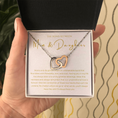 Load image into Gallery viewer, Mom & Daughter Interlocking Hearts Necklace
