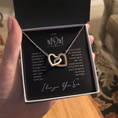 Load image into Gallery viewer, To My Mom Interlocking Hearts Necklace