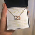 Load image into Gallery viewer, Mom & Daughter Interlocking Hearts Necklace