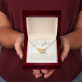 Load image into Gallery viewer, To My Daughter Interlocking Hearts Necklace