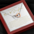Load image into Gallery viewer, Mom & Daughter Interlocking Hearts Necklace