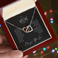 Load image into Gallery viewer, To My Mom Interlocking Hearts Necklace