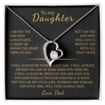 Load image into Gallery viewer, To My Daughter Forever Love Necklace