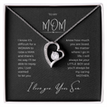 Load image into Gallery viewer, To My Mom Interlocking Hearts Necklace