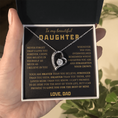 Load image into Gallery viewer, To My Beautiful Daughter Forever Love Necklace
