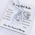 Load image into Gallery viewer, To My Hot Babe Forever Love Necklace