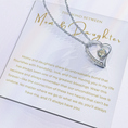 Load image into Gallery viewer, Mom & Daughter Interlocking Hearts Necklace