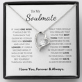 Load image into Gallery viewer, To My Soulmate Forever Love Necklace