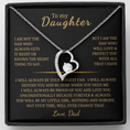Load image into Gallery viewer, To My Daughter Forever Love Necklace