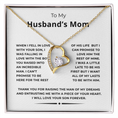 Load image into Gallery viewer, To My Husband's Mom Forever Love Necklace