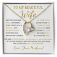 Load image into Gallery viewer, To My Beautiful Wife Forever Love Necklace