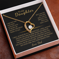 Load image into Gallery viewer, To My Daughter Forever Love Necklace