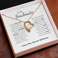 Load image into Gallery viewer, To My Soulmate Forever Love Necklace